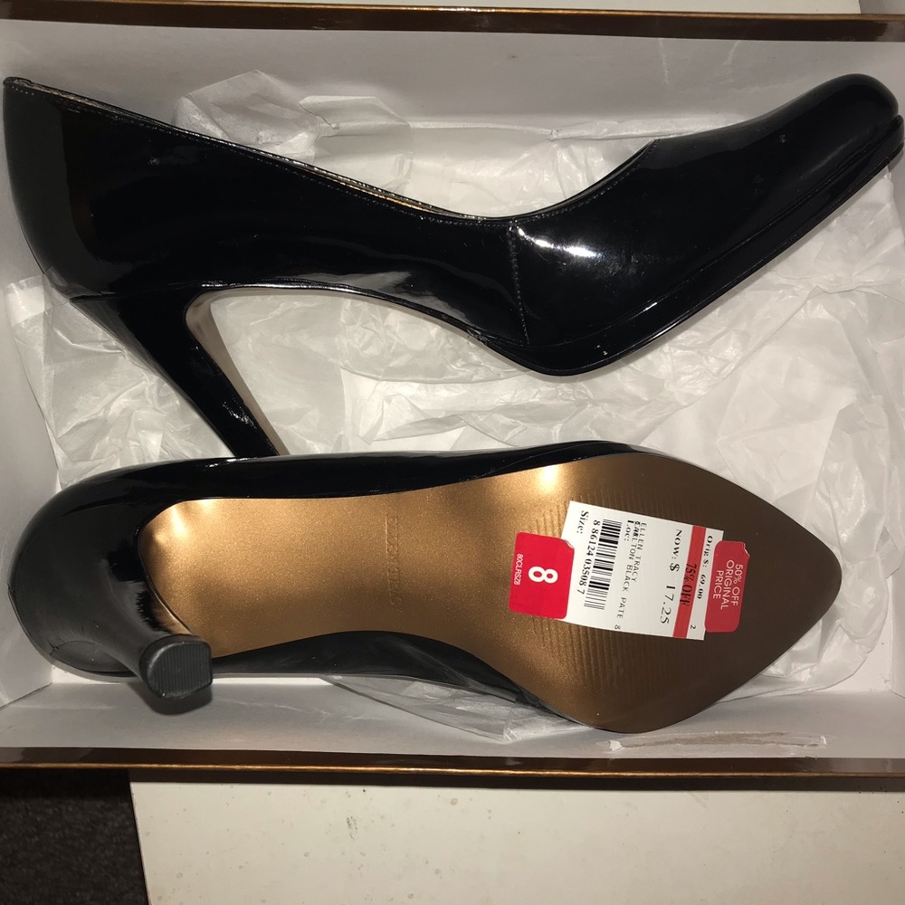 Ellen Tracy black closed toe heel